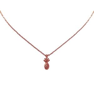 Urban Outfitters Rose Gold Pineapple Necklace